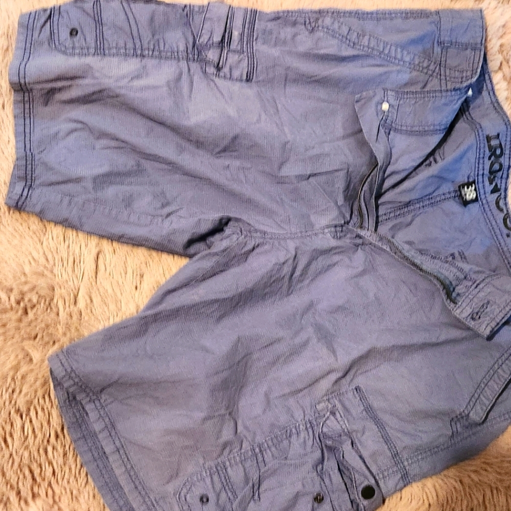 Men's Slate Blue Cargo Shorts